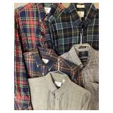 5 Viyella Long Sleeve Size Medium Shirts