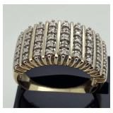Gold Vermeil 925 Silver Ring Size 9.5