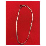 7 in. Sterling Silver Marked Bracelet