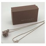 Silpada Sterling Silver Egg Locket Necklace