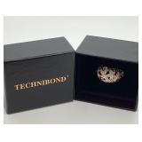 Technibond Vermeil Gold 925 Ring Size 8