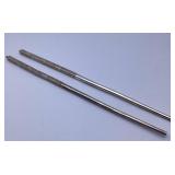 S990 Fine Silver Repousse Chopsticks with Longevit