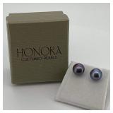Honora 925 Sterling Purple Cultured Pearl