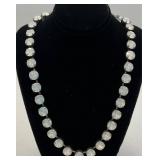 Sabika Winter 2016 White Iridescent Stone Adjustab