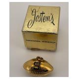 1958 Jostens 1/10 10K GF Football Charm