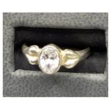 Sterling Silver Ring MD Marked Size 7