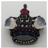1944 Sterling Trifari Crown Brooch