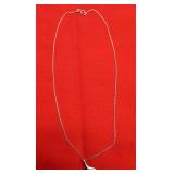 Sterling Silver 1.8 Gram Whale Tail Necklace