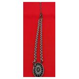 Sabika Summer 2015 Black & Clear Starburst Adjusta
