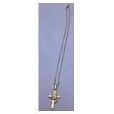 Vintage PPC 14k Gold-Filled Cross Pendant