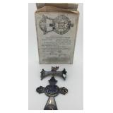 Sterling Badge Knights of Templar J. L. Ruth