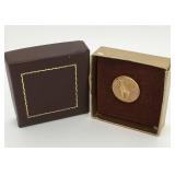 Anson Karatclad Capricorn Tie Tack Gold-tone