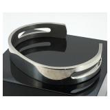 Cathedral Pewter Cuff Bracelet 6 ins.