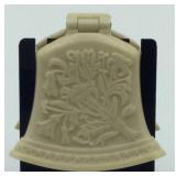 Posner's Cream Colored 2 Inch Plastic Jewelry Cont