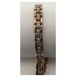 925 Sterling Silver Vermeil Panther Bracelet