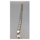 Italian Sterling Silver 925 Bracelet 7 ins.