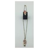 Strawberry Shortcake Pin & 18 in Gold- Toned Fashi
