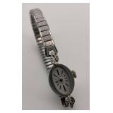 Hamilton 10K White Gold Diamond Watch