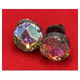Sabika Aurora Borealis Stone Earrings