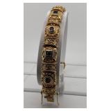 Gold-Vermeil Sterling Bracelet w/ Gemstones