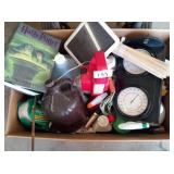 Box of Cleaning Supplies & Miscellaneous Items