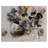 Rock Crystals, Jewelry, & Miscellaneous Items