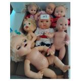7 Vintage Dolls