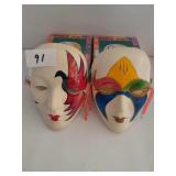 2 Ceramic Masks