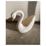 Plastic Large Swan Planter