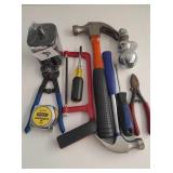 2 Hammers, Drywall Tape, & New 6 Volt Battery