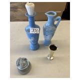 2 Jim Beam Decanters & More