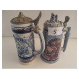 2 Avon Drink Steins