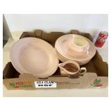 Pink Dish Set - Kraft Pink