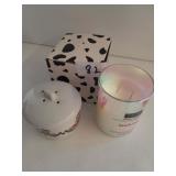 Cow Potpourri Pot County Collection & Candle