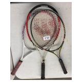 3 Tennis Rackets