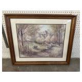 Large Picture 27.5' x 33.5' with Park Scene