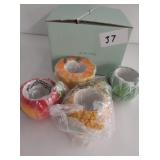Partylite Fruit Splash - 4 Candle Holders