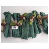 6 Cloth Napkins with Holders