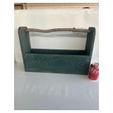 Green Wooden Toolbox