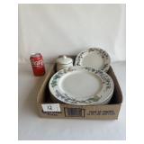 Woodhill Dish Set - 4 Plates,4Saucers, &Sugar Dish