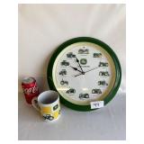 John Deer Clock & John Deere Mug