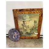 John Wayne (The Duke) 2 Wall Clocks