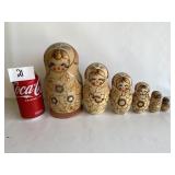 Wooden Russian Nesting Dolls - 5