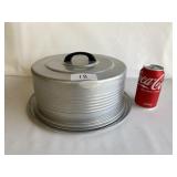 Vintage Aluminum Cake Pan Carrier