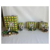 4 Enesco Mary Moo Moos Figurines with Boxes