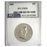 1962 Franklin PR70 LISTS $275 IN 69