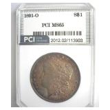 1891-O Morgan MS65 LISTS $5500