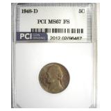 1948-D Nickel MS67 FS LISTS $500