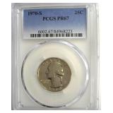 1970-S Quarter PCGS PR67
