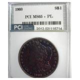 1903 Morgan MS65+ PL LISTS $2550
